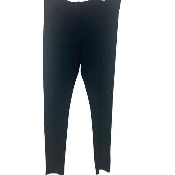 The Savile Row London Black Cigarette Pant Womens 8 Stretch Straight Leg - Picture 6 of 6